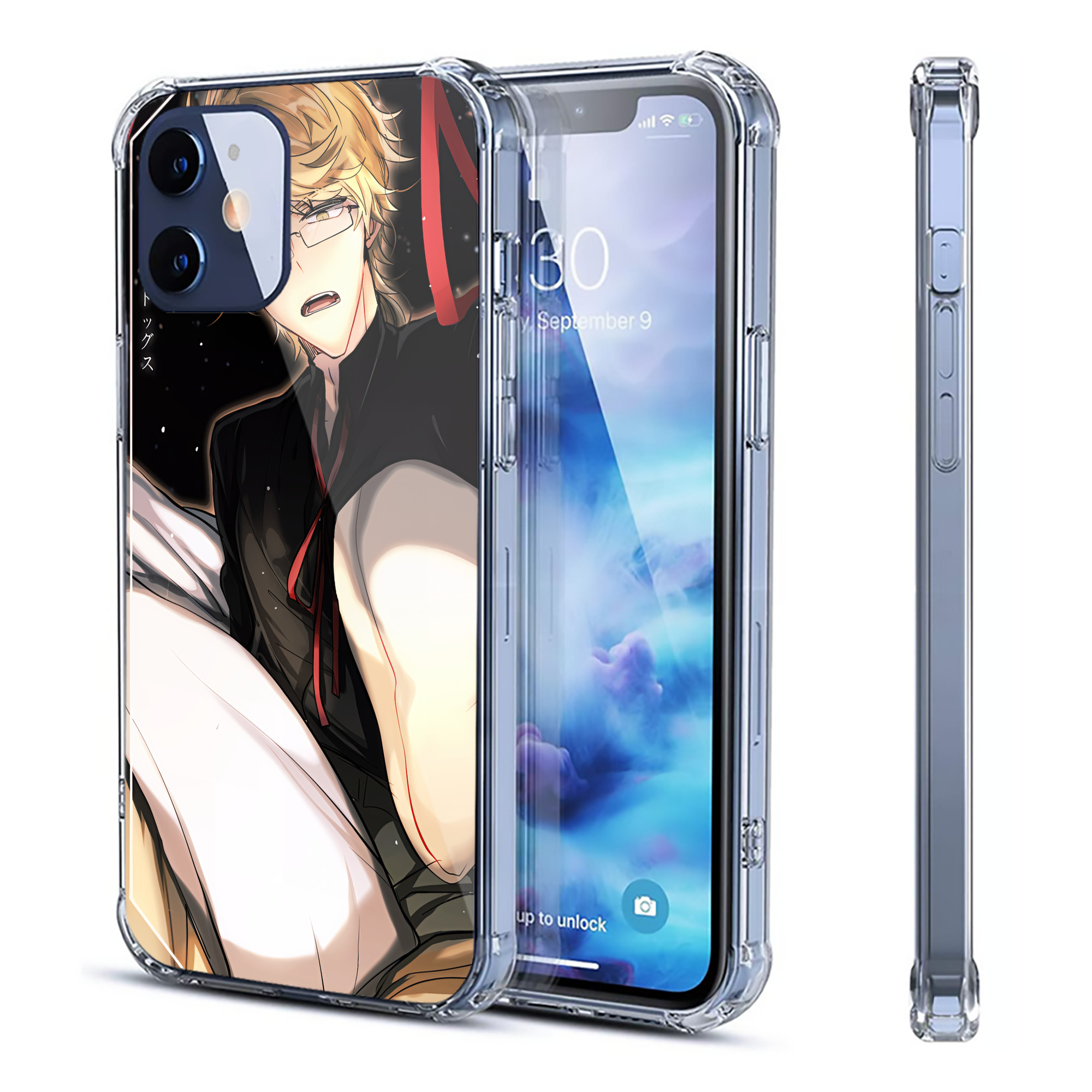 （画像用） 文豪ストレイドッグス Bungo Stray Dogs 【iPhone 12シリーズ対応】透明スマホケース（クリアソフトケース）